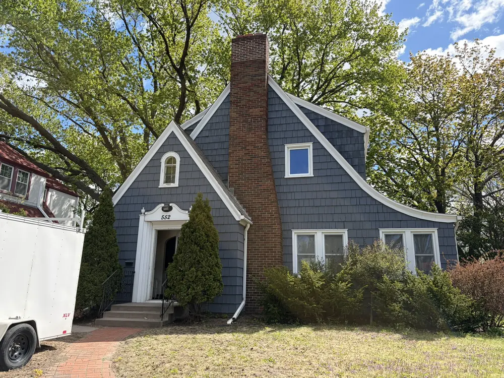 Home exterior before renovation